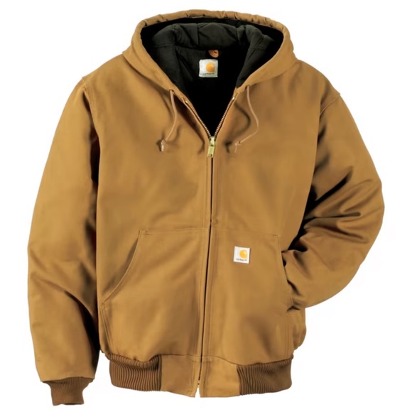 Carhartt Other - CARHARTT • Loose Fit Washed Duck Insulated Jacket Storm Cuffs Coat